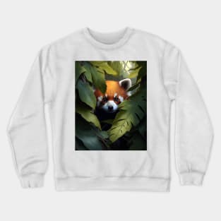 Hide Red Panda Crewneck Sweatshirt